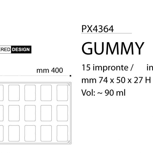 Silikonski kalup GUMMY by Antonio Bachour