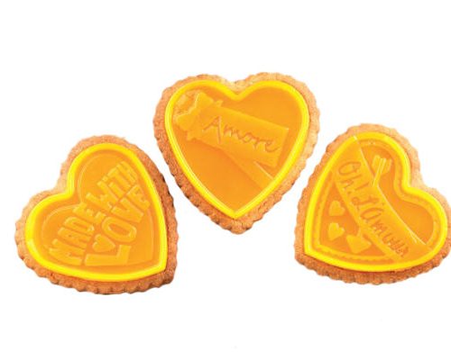 COOKIE LOVE SLIM - Silikonski kalup i izrezivač