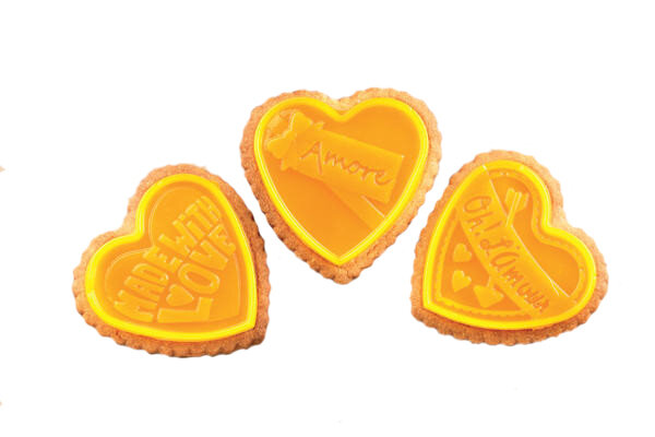 COOKIE LOVE SLIM - Silikonski kalup i izrezivač