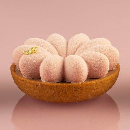 KIT SILIKONSKI KALUP BLOOM + OBRUČ ZA TARTOVE Ø80 MM