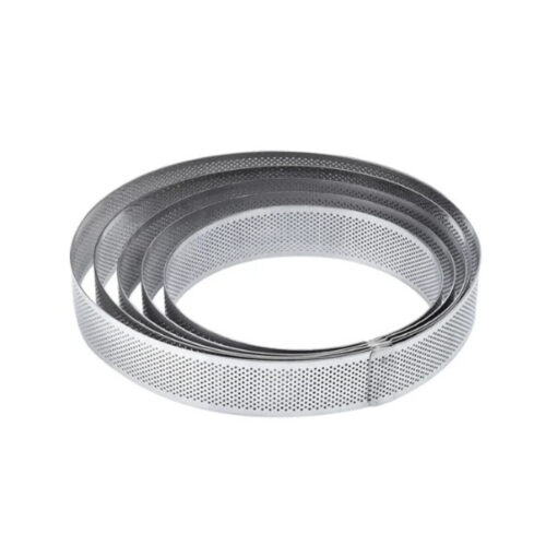 MIKROPERFORIRAN INOX KALUP ZA KROSTATE I TARTOVE Ø 230 x h 35 mm