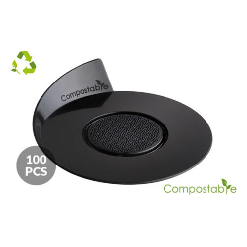 KOMPOSTABILNI PODLOŠCI – CRNO 100 KOM