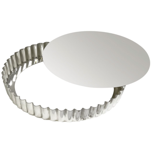KALUP ZA TARTOVE SA ODVOJIVIM DNOM ALUMINIJSKI-Ø300/280 mm h25 mm
