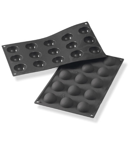 Silikonski kalup Polukugla BLACKSIL ø 45 h 22,5 mm